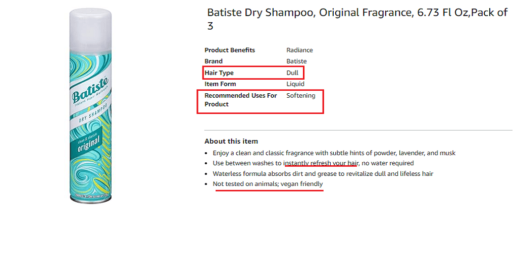 1. Batiste Dry Shampoo