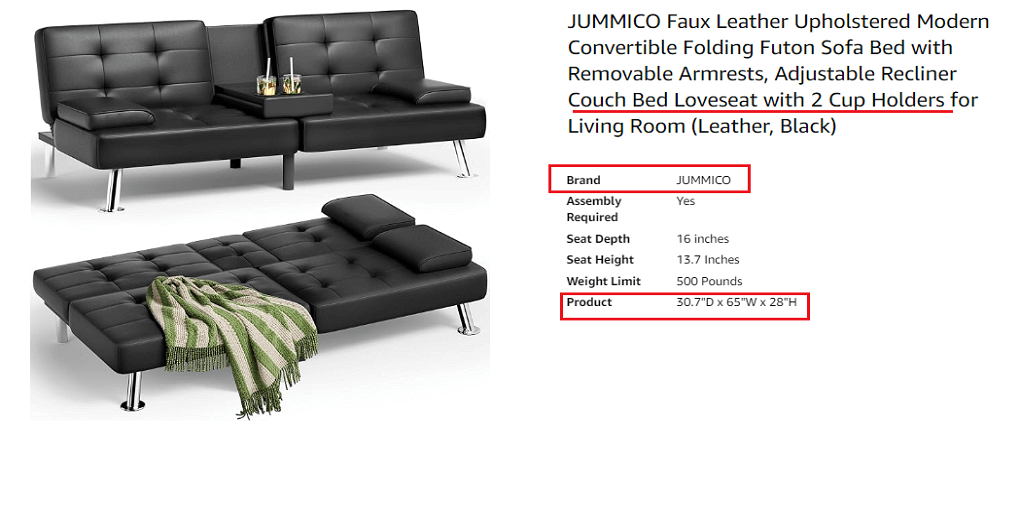 17. JUMMICO Faux Leather