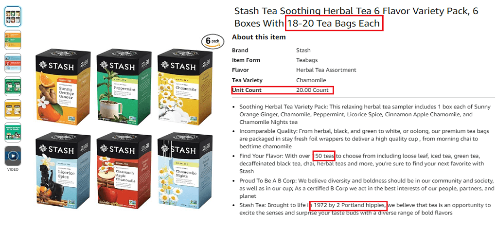 20. Stash Tea Soothing Herbal Tea