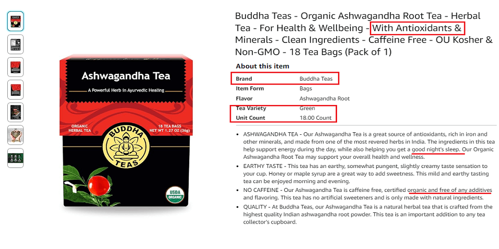 3. Buddha Teas - O