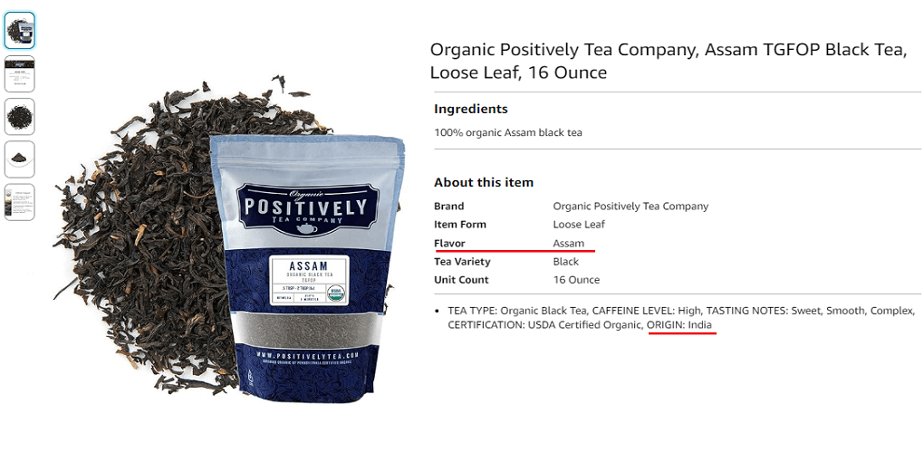 7. Organic Positively Tea Company